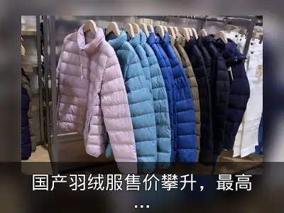 国产羽绒服售价攀升，最高达7200元