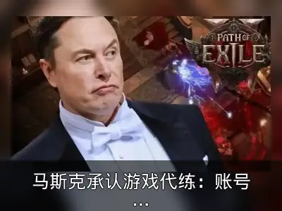 马斯克承认游戏代练：账号共享引发争议