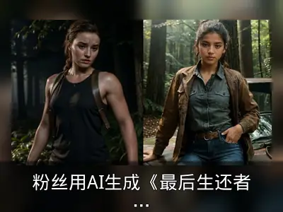 粉丝用AI生成《最后生还者2》剧集艾比和迪娜形象