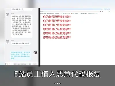 B站员工植入恶意代码报复用户事件回顾