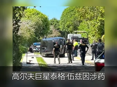 高尔夫巨星泰格·伍兹因涉药驾被捕 车辆侧翻事故引风波