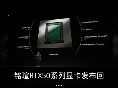 铭瑄RTX50系列显卡发布回顾：全面支持DLSS4技术